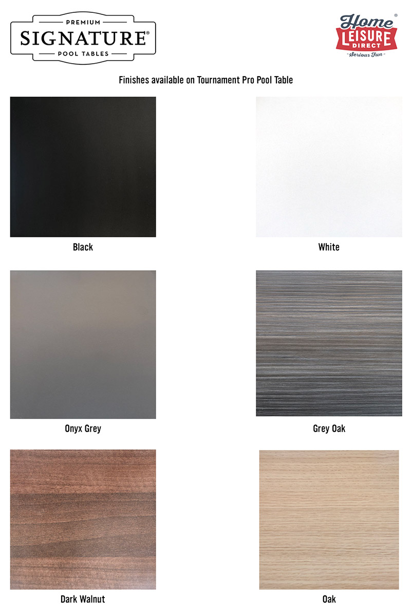 Tournament Pro Finish Samples